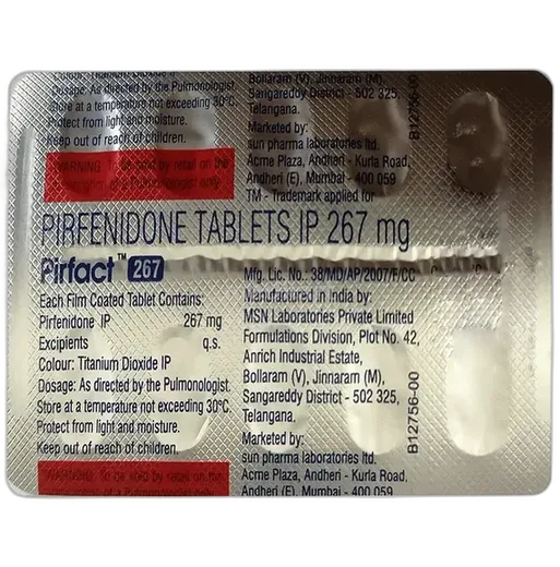 pirfact 267 tablet 10's
